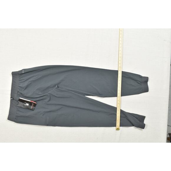 NEW Spyder Active Men's Gray Jogger Pants Regular Size Medium Stretch - Picture 6 of 8